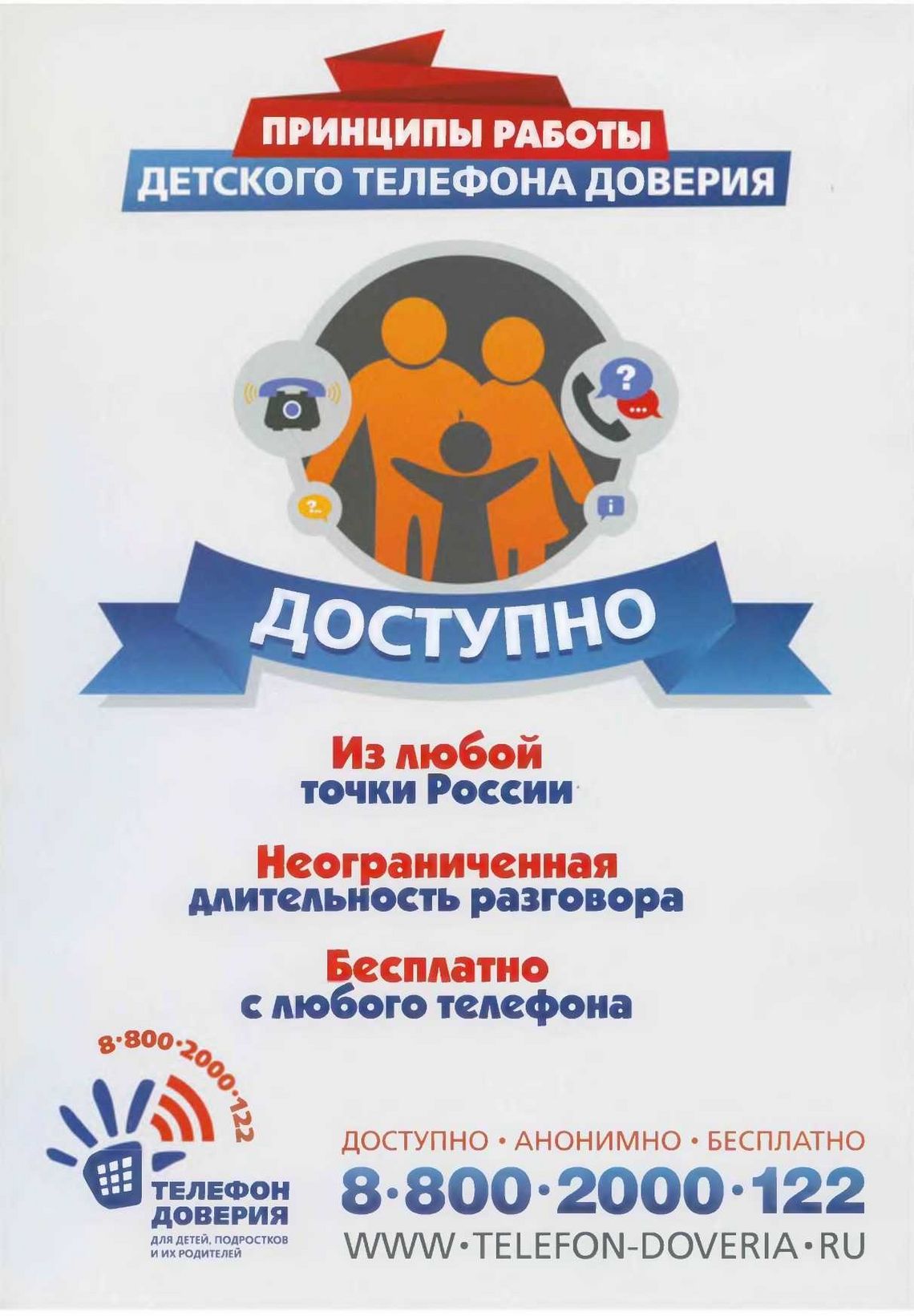 Телефон доверия Телефон доверия.