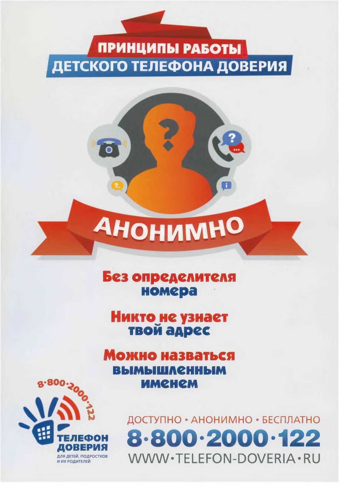 Телефон доверия Телефон доверия.